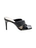 Vince Camuto 100% Leather Black Sandals Size 7 1/2 - photo 1