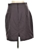 Ecru Solid Gray Casual Skirt Size M (estimated) - photo 2