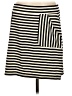 Dakini Stripes Black Casual Skirt Size M - photo 1