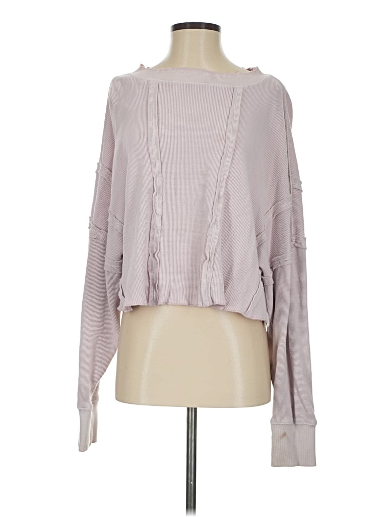 Pre-owned We The Free Cardigan Sweater In Purple