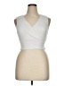 Sinsay White Sleeveless Top Size XL - photo 1