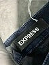 Express Chevron-herringbone Blue Jeans Size 2 - photo 7