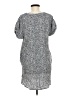 Gap 100% Rayon Print Gray Casual Dress Size M - photo 2