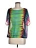 Vince Camuto 100% Polyester Green Short Sleeve Blouse Size M - photo 1