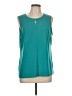 Christopher & Banks Teal Sleeveless Blouse Size L - photo 1
