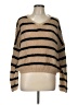 Shein 100% Polyester Stripes Tan Pullover Sweater Size L - photo 1