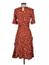 Unbranded Polka Dots Brown Cocktail Dress Size S - photo 2