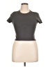 Eye Candy Gray Short Sleeve Turtleneck Size XL - photo 1