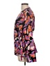 Topshop 100% Polyester Purple Long Sleeve Blouse Size 12 - photo 5