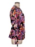 Topshop 100% Polyester Purple Long Sleeve Blouse Size 12 - photo 4