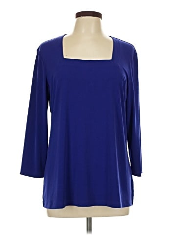 Susan Graver 3/4 Sleeve Top (view 1)