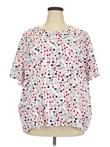 Liz & Me Short Sleeve Blouse (view 1)