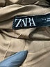 Zara 100% Polyurethane Brown Coat Size S - photo 9