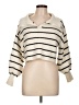 Unbranded Stripes Ivory Pullover Sweater Size L (estimated) - photo 1