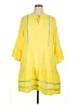 Scoop 100% Polyester Yellow Casual Dress Size XL - photo 1