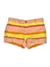 Gap Stripes Orange Khaki Shorts Size 6 - photo 1