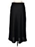 Lands' End 100% Polyester Solid Black Formal Skirt Size 6 - photo 2