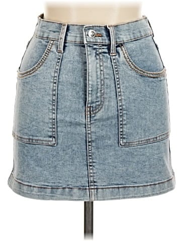 LOVEGEN Denim Skirt (view 1)