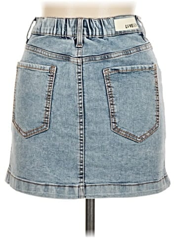 LOVEGEN Denim Skirt (view 2)