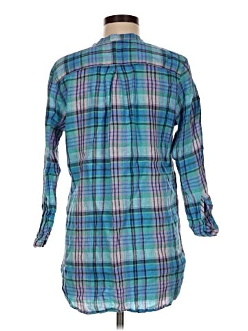 L.L.Bean 3/4 Sleeve Button-Down Shirt (view 2)