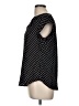 Fun2Fun 100% Polyester Polka Dots Black Short Sleeve Blouse Size M - photo 5
