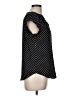 Fun2Fun 100% Polyester Polka Dots Black Short Sleeve Blouse Size M - photo 4