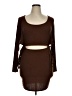 Discreet Brown Casual Dress Size 1X - photo 1