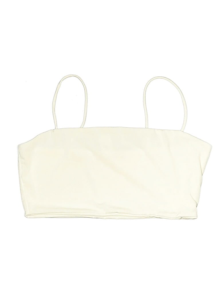 Pre-owned 12th Tribe Swimsuit Top Ivory Swimwear