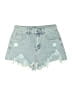 Shein Blue Denim Shorts Size 6 - photo 1