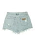 Shein Blue Denim Shorts Size 6 - photo 2