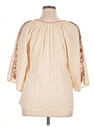Solitaire 3/4 Sleeve Blouse (view 2)