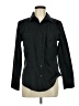 Chico's 100% Cotton Black Long Sleeve Blouse Size M - photo 1