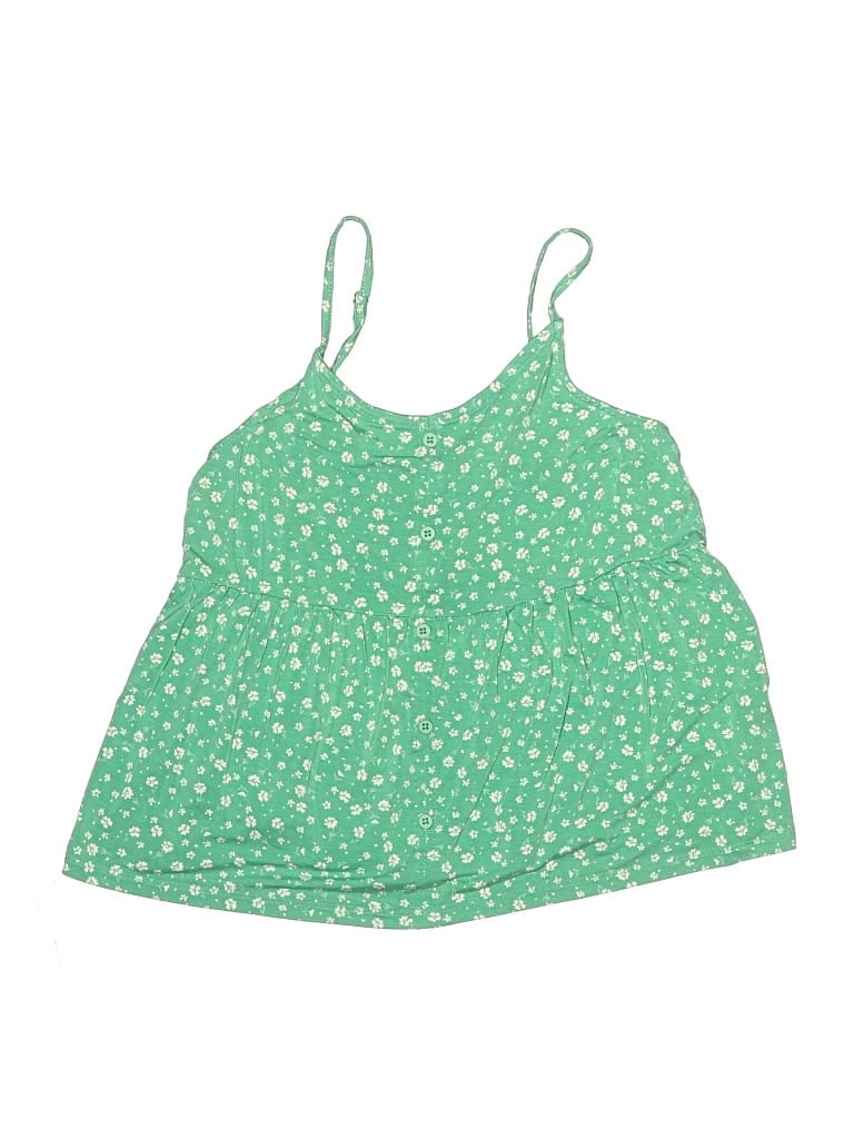 Pre-owned Assorted Brands Kids' Sleeveless Blouse In Green
