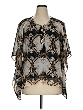 Jm Collection 3/4 Sleeve T Shirt
