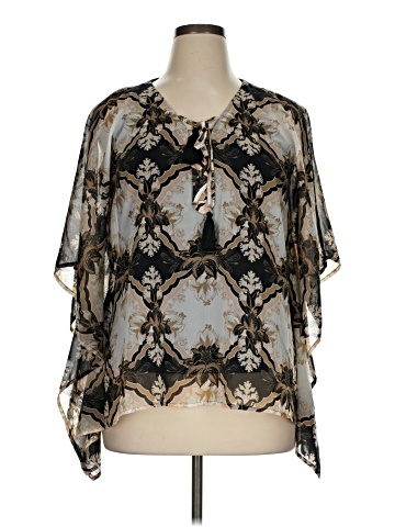 JM Collection 3/4 Sleeve T-Shirt (view 1)