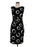 DKNY Graphic Black Cocktail Dress Size 8 - photo 1