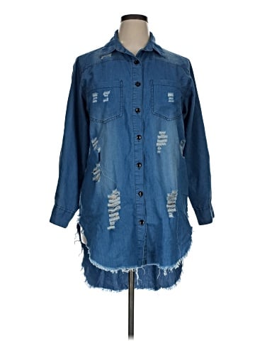 Thrill Long Sleeve Button-Down Shirt (view 1)