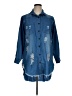 Thrill Blue Long Sleeve Button-Down Shirt Size 1X - photo 1