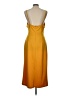 Shein 100% Polyester Color Block Yellow Cocktail Dress Size 12 - photo 2
