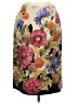 Talbots Floral Tan Casual Skirt Size 6 - photo 1