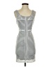Bebe Stripes White Casual Dress Size S - photo 1