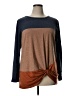 Shibever Brown Long Sleeve Top Size XL - photo 1