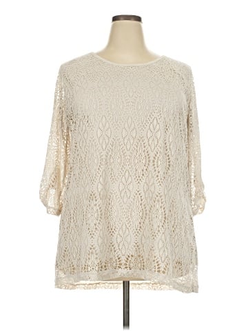Crystal-Kobe 3/4 Sleeve Blouse (view 1)