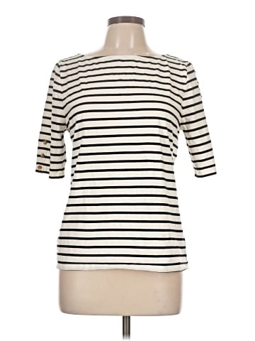 Ann Taylor Factory 3/4 Sleeve T-Shirt (view 1)