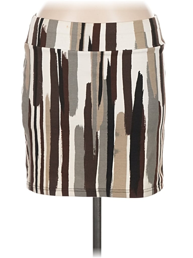 Pre-owned Reborn Casual Skirt In Brown