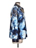 Unbranded 100% Polyester Print Blue Long Sleeve Blouse Size L - photo 4