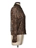 Breckenridge Animal Print Brown Long Sleeve Blouse Size 11 - photo 4