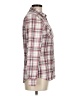 Eddie Bauer 100% Cotton Plaid Ivory Long Sleeve Button-Down Shirt Size M - photo 4
