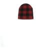 Plush Checkered-gingham Burgundy Red Beanie One size - photo 1