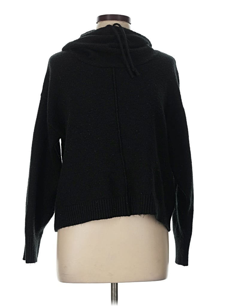 Pre-owned It's Our Time Turtleneck Sweater In Black